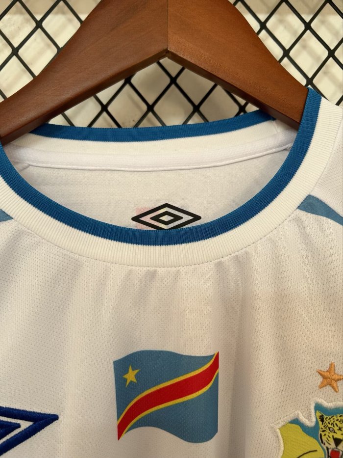 25-26 DR Congo White Special Edition Fans Soccer Jersey