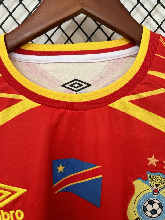 25-26 DR Congo Red Special Edition Fans Soccer Jersey