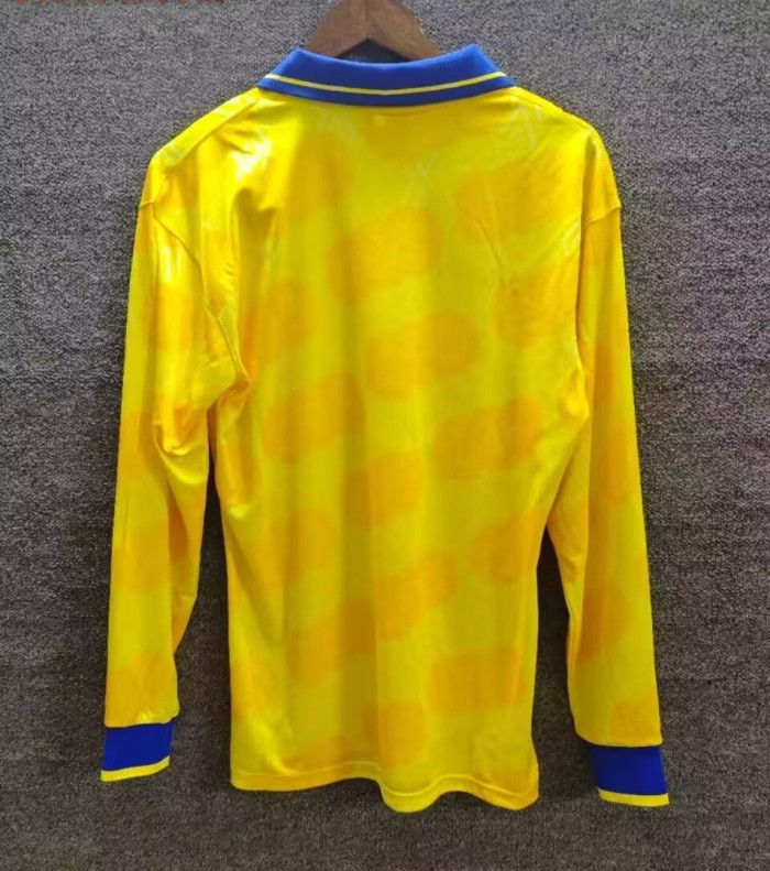 1994 Colombia Home Long Sleeve Retro Soccer Jersey