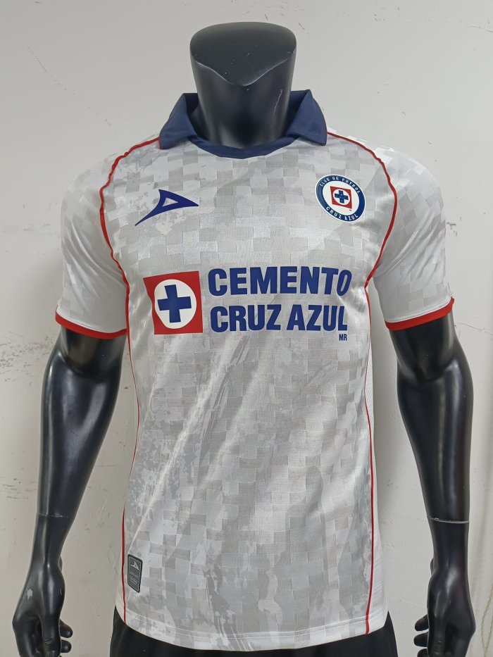 25-26 Cruz Azul White Special Edition Player Version Soccer Jersey