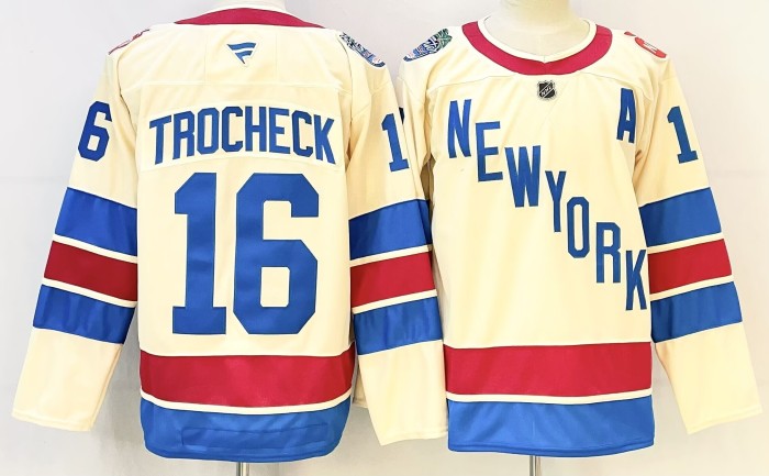 NHL New York Rangers New Pattern Hockey Jersey