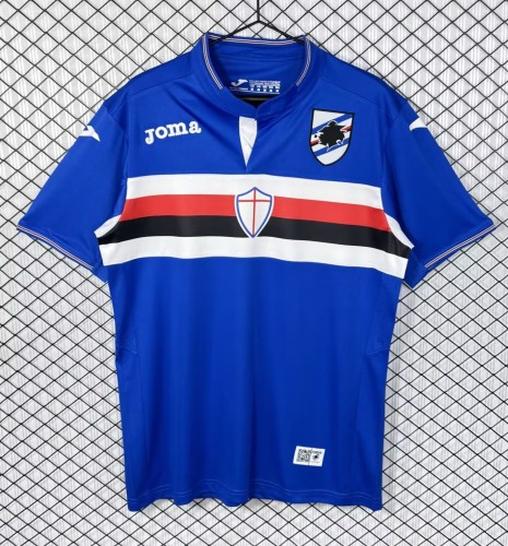 2015-2016 Sampdoria Home Retro Soccer Jersey