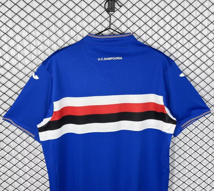 2015-2016 Sampdoria Home Retro Soccer Jersey