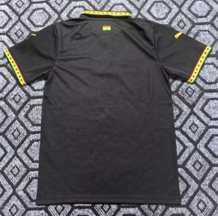 25-26 Ghana Black Special Edition Fans Soccer Jersey
