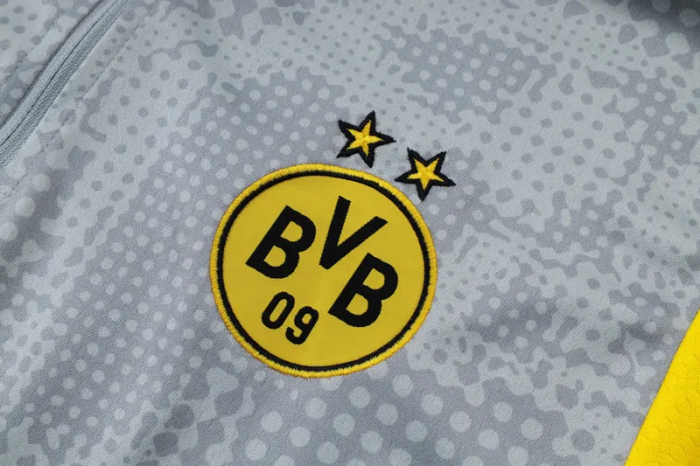 25-26 Dortmund High Quality Half Pull Tracksuit