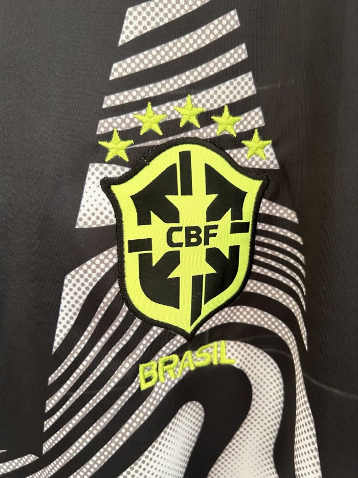 25-26 Brazil GoalKeeper Fans Soccer Jersey