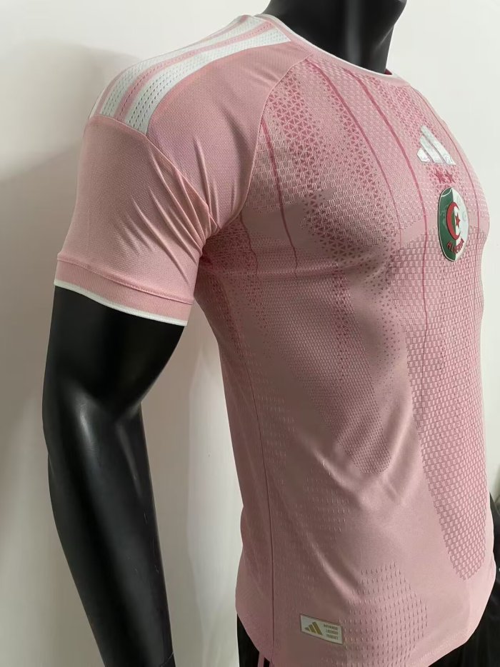 25-26 Algeria Pink Player Version Soccer Jersey