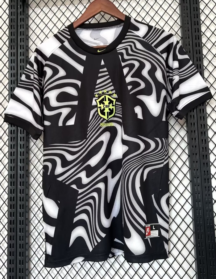 25-26 Brazil GoalKeeper Fans Soccer Jersey