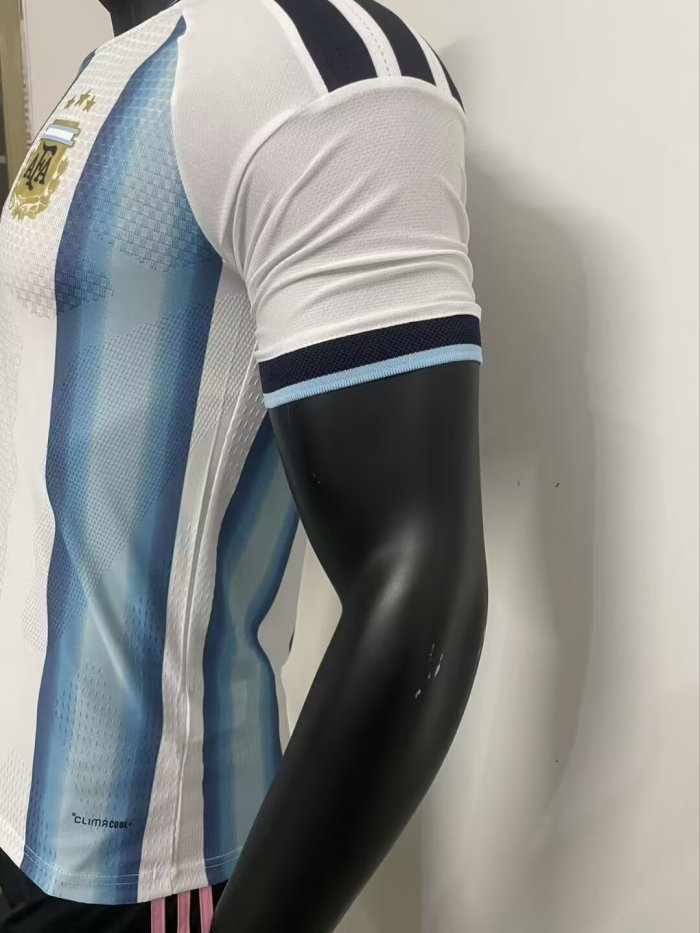 2026 World Cup Argentina Home Player Version Soccer Jersey