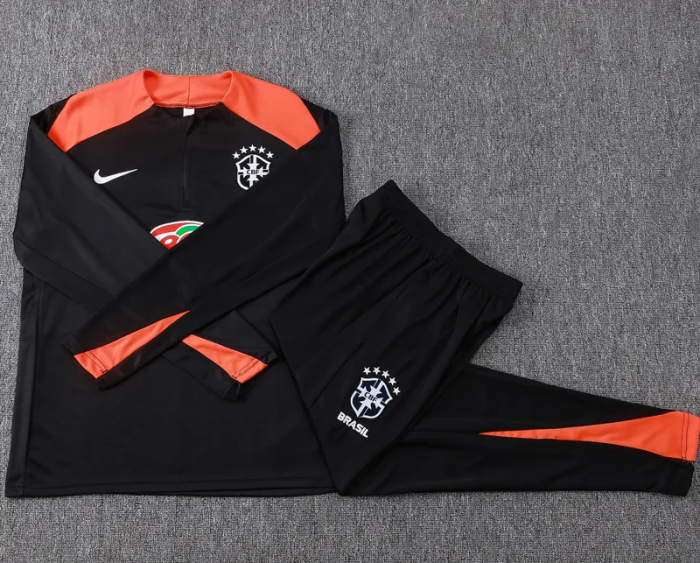 25-26 Brazil High Quality Half Pull Tracksuit