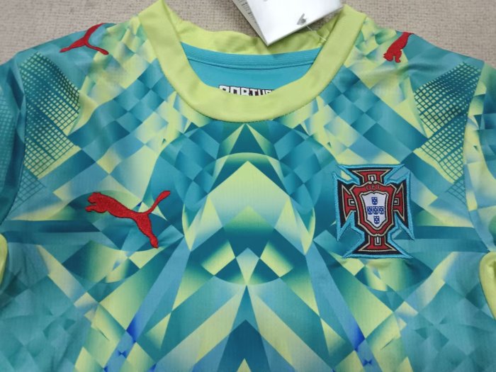 2026 Portugal GoalKeeper Kids Soccer Jersey