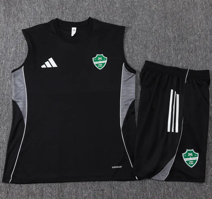 25-26 Al-Ahli Saudi High Quality Tank Top And Shorts Suit
