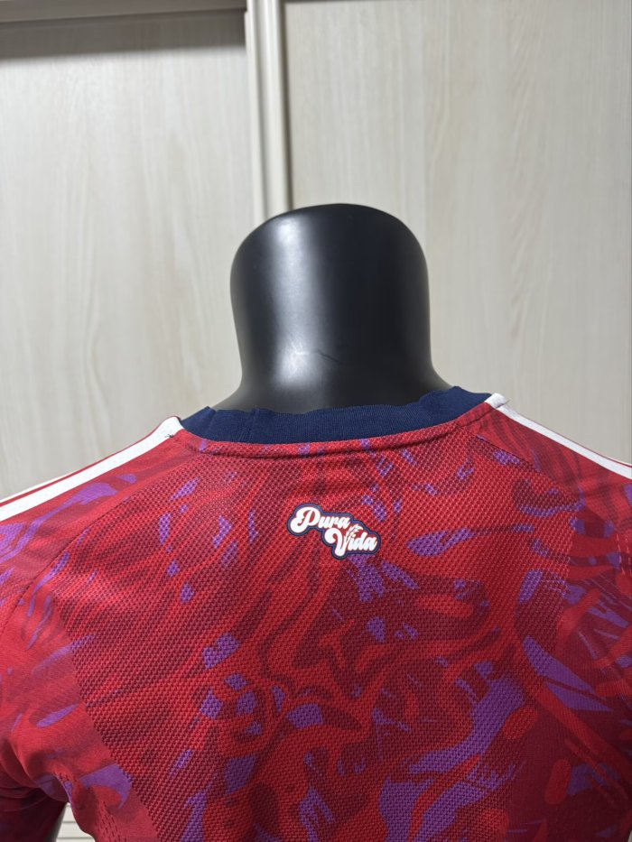 25-26 Costa Rica Home Player Version Soccer Jersey