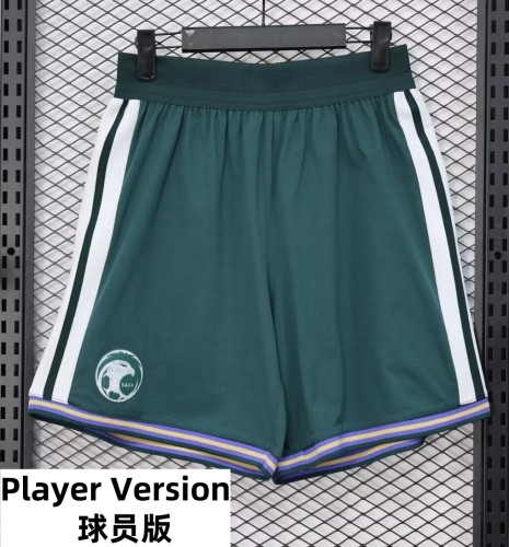 25-26 Saudi Arabia Home Player Version Shorts Pants (球员短裤)