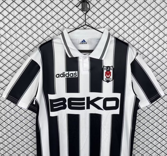1996-1997 Besiktas Away Retro Soccer Jersey