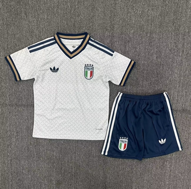 2026 Italy Away Kids Soccer Jersey