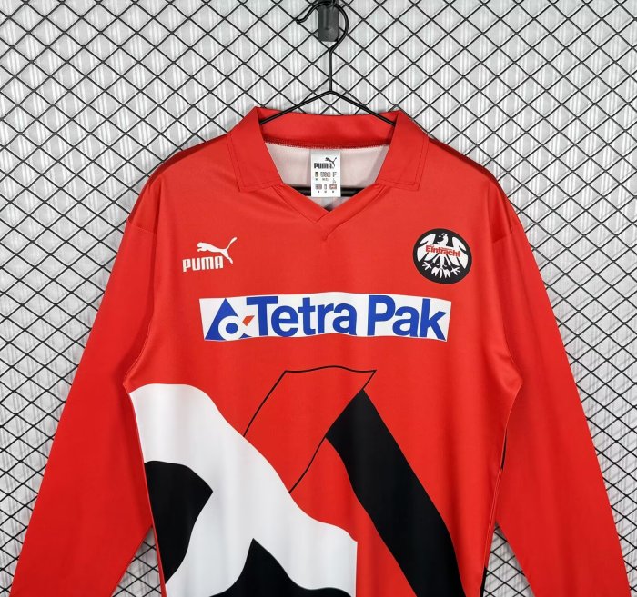 1993-1995 Frankfurt Home Long Sleeve Retro Soccer Jersey