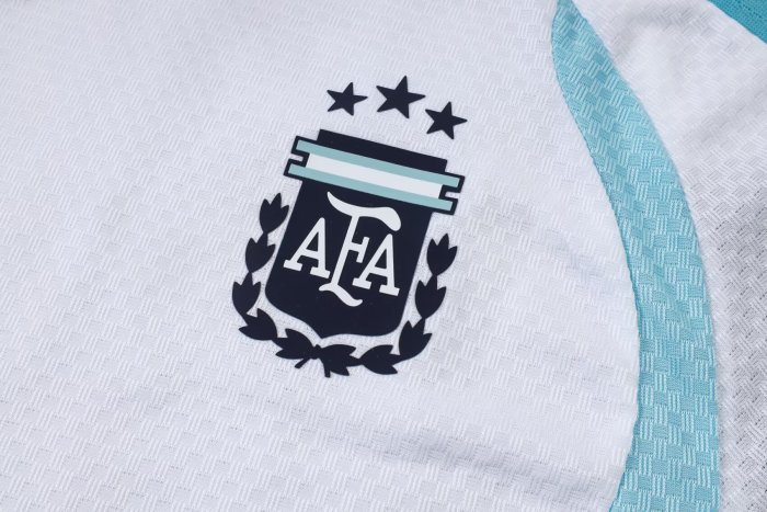 2026 Argentina White High Quality Player Version Training Short Suit (球员套装)