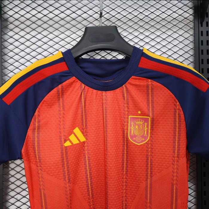 2026 World Cup Spain Home Women Player Version Soccer Jersey (女)