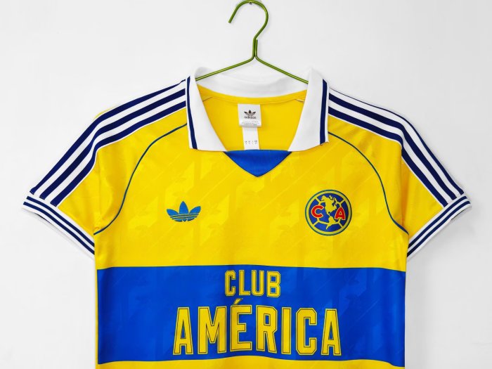 Club America Yellow Commemorative Edition Retro Soccer Jersey