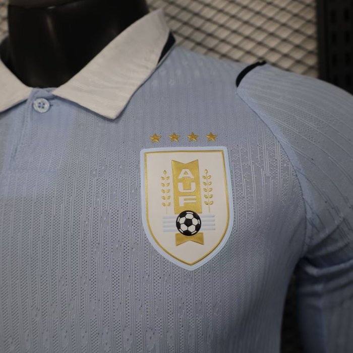 2026 World Cup Uruguay Home Long sleeves Player Version Soccer Jersey*长袖球员