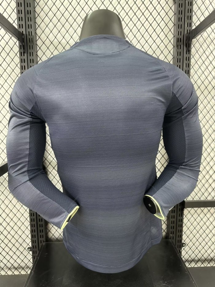 25-26 RMA Away Long Sleeve Player Version Soccer Jersey 长袖