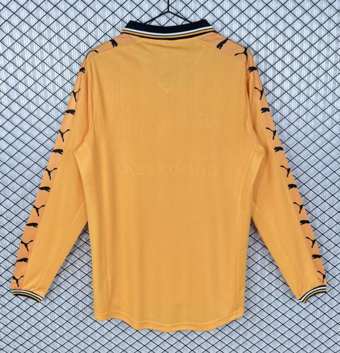1998-1999 Wolves Home Long Sleeve Retro Soccer Jersey