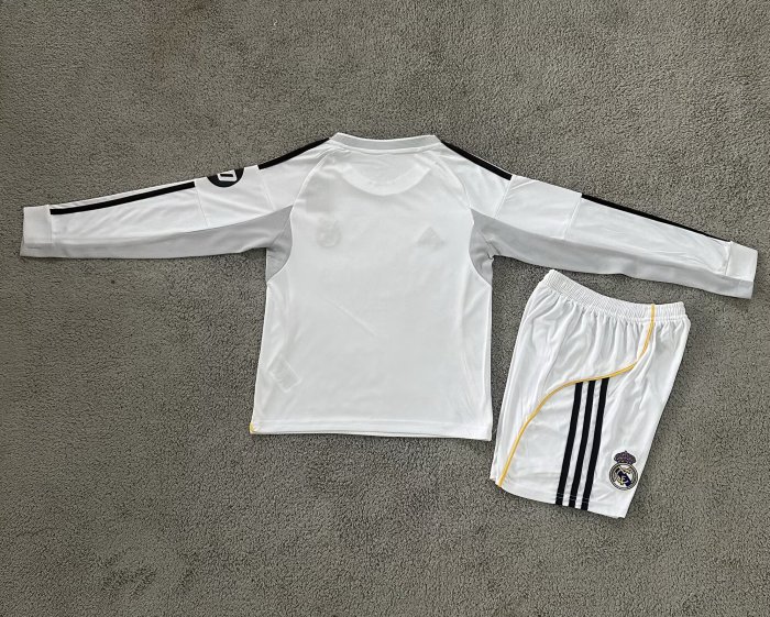 25-26 RMA Home Long Sleeve Kids Soccer Jersey（长袖）