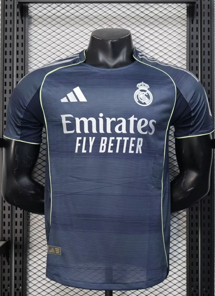 25-26 RMA Away Player Version Soccer Jersey