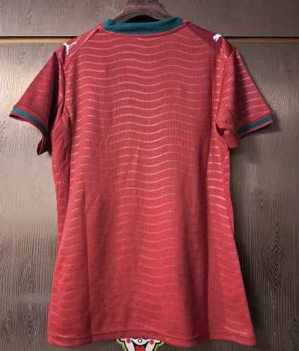 2026 Portugal Home Women Fans Soccer Jersey（女）