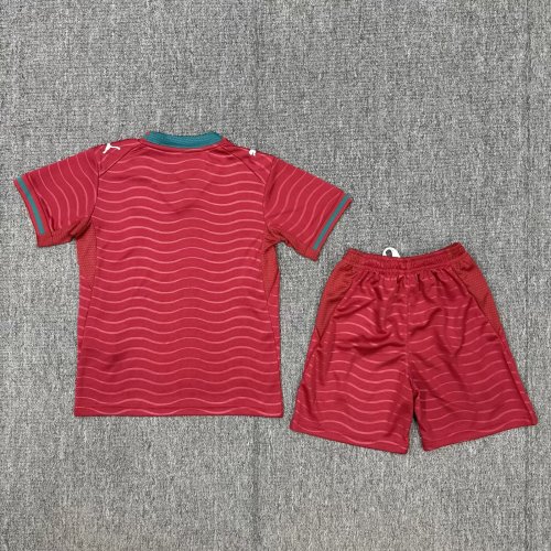 2026 Portugal Home Kids Soccer Jersey