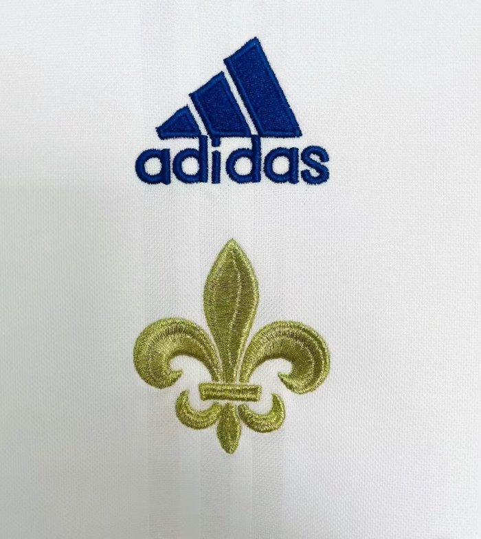 2020 France White Anniversary Edition Retro Soccer Jersey