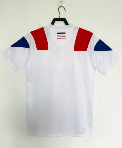 2020 France White Anniversary Edition Retro Soccer Jersey