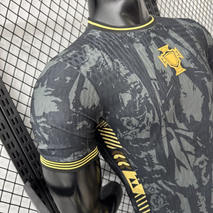 25-26 Portugal Black Special Edition Player Version Soccer Jersey