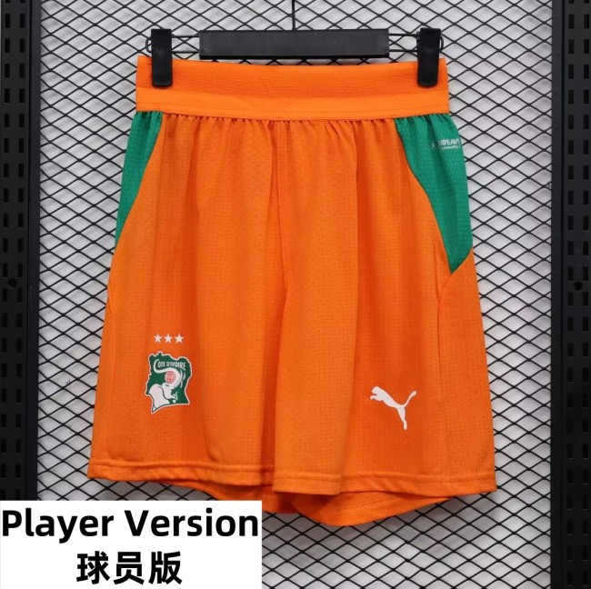 2026 Cote d'Ivoire Home Player Version Shorts Pants (球员短裤)