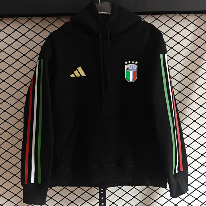 2026 Italy Black Hoody 黑色(加绒)