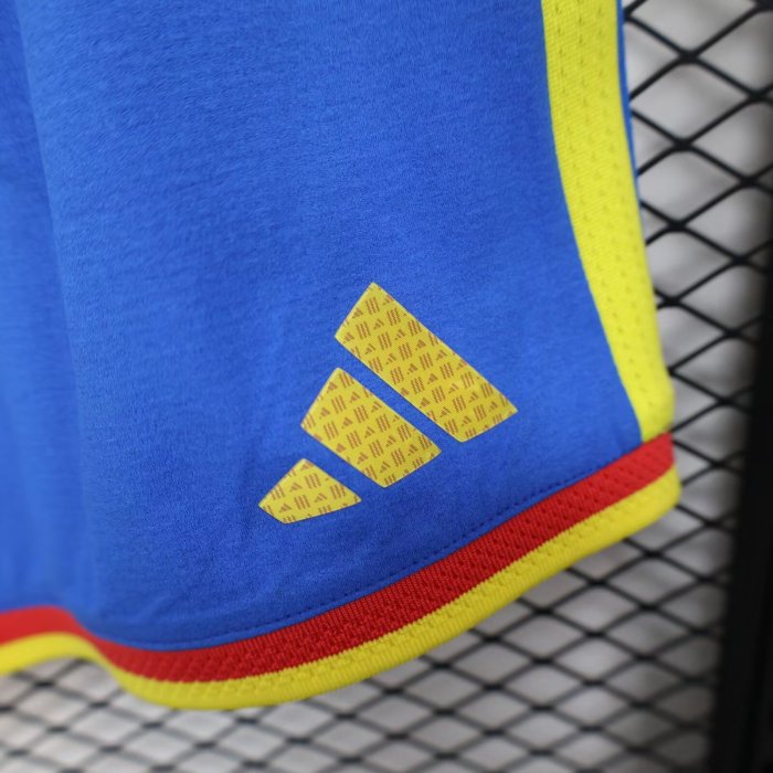 2026 Colombia Blue Player Version Shorts Pants (球员短裤)
