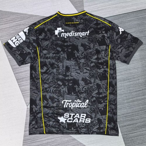 25-26 Deportivo Saprissa Black Fans Soccer Jersey(蝙蝠侠)