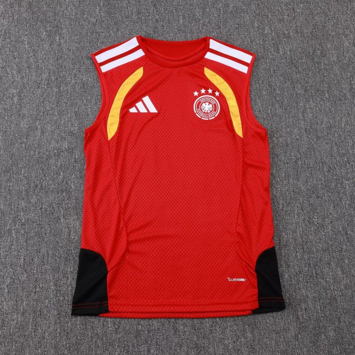 2026 Germany Red High Quality Player Version Tank Top And Shorts Suit (球员套装)