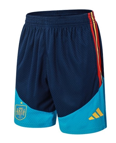 2026 Spain Blue High Quality Player Version Training Short Suit (球员套装)