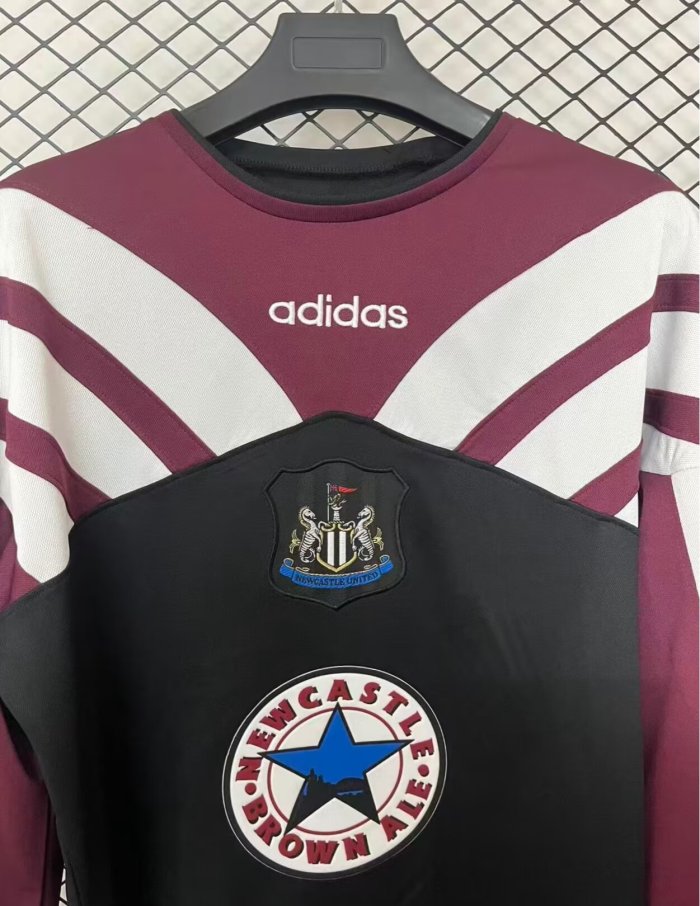 1995-1996 Newcastle Away Long sleeves Retro Soccer Jersey