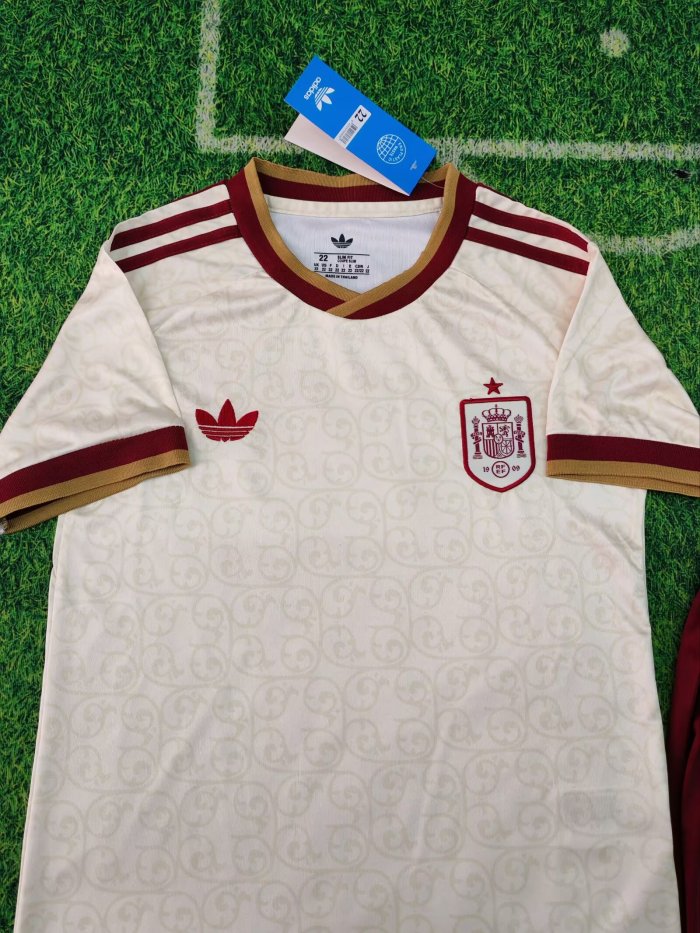 2026 Spain Away Kids Soccer Jersey