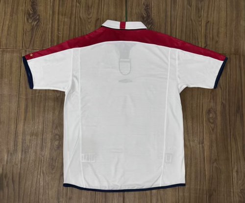 2004-2005 England Home Retro Soccer Jersey
