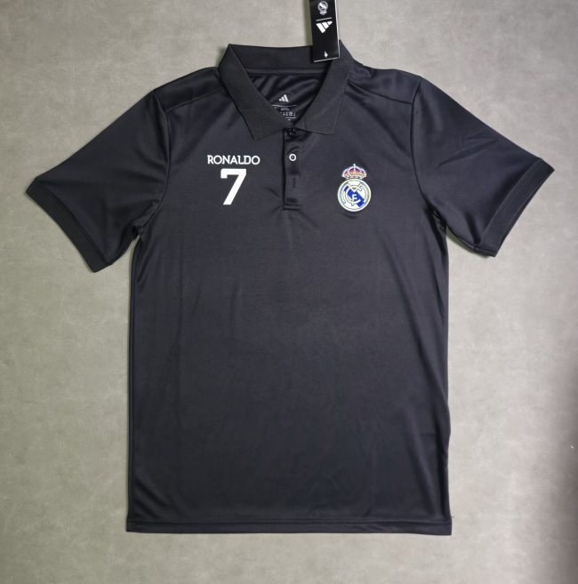 25-26 RMA Black Polo Short Sleeve