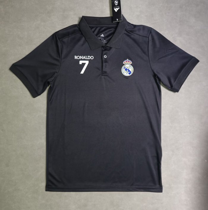 25-26 RMA Black Polo Short Sleeve