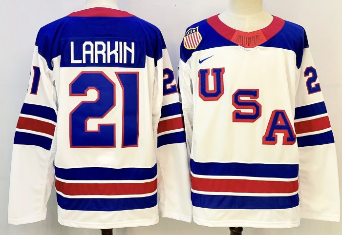 2026 Team USA Olympics Hockey White New Pattern Jersey