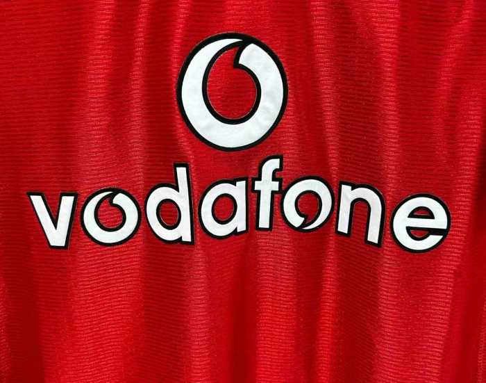 2000-2001 Manchester United Home Retro Football Jersey