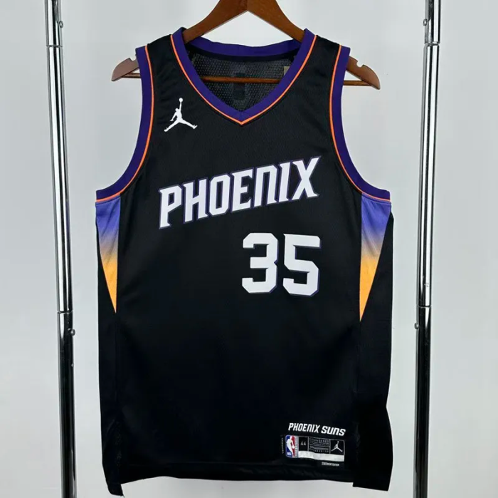 25-26 SUNS DURANT #35 Black Top Quality Hot Pressing NBA Jersey