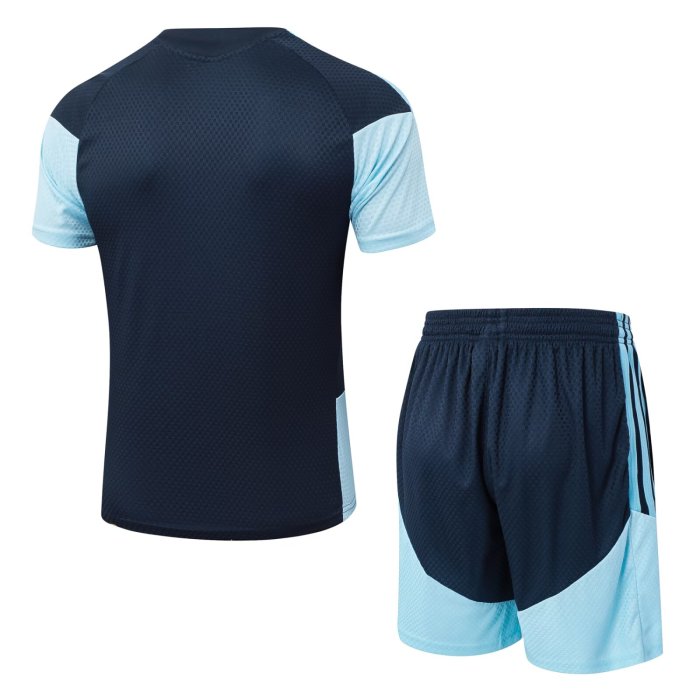 2026 AD Blue High Quality Player Version Training Short Suit (球员套装)