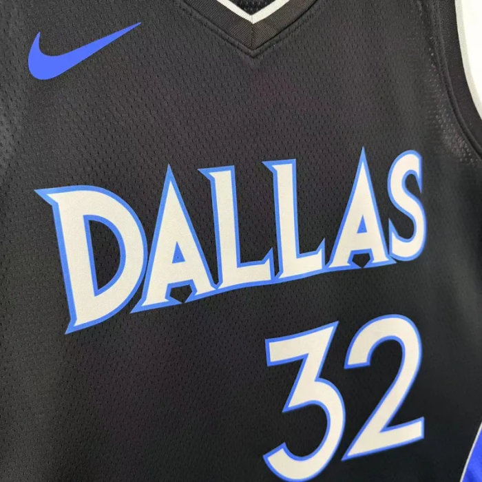 25-26 Dallas Mavericks FLAGG #32 Black City Edition Top Quality Hot Pressing NBA Jersey(V领)